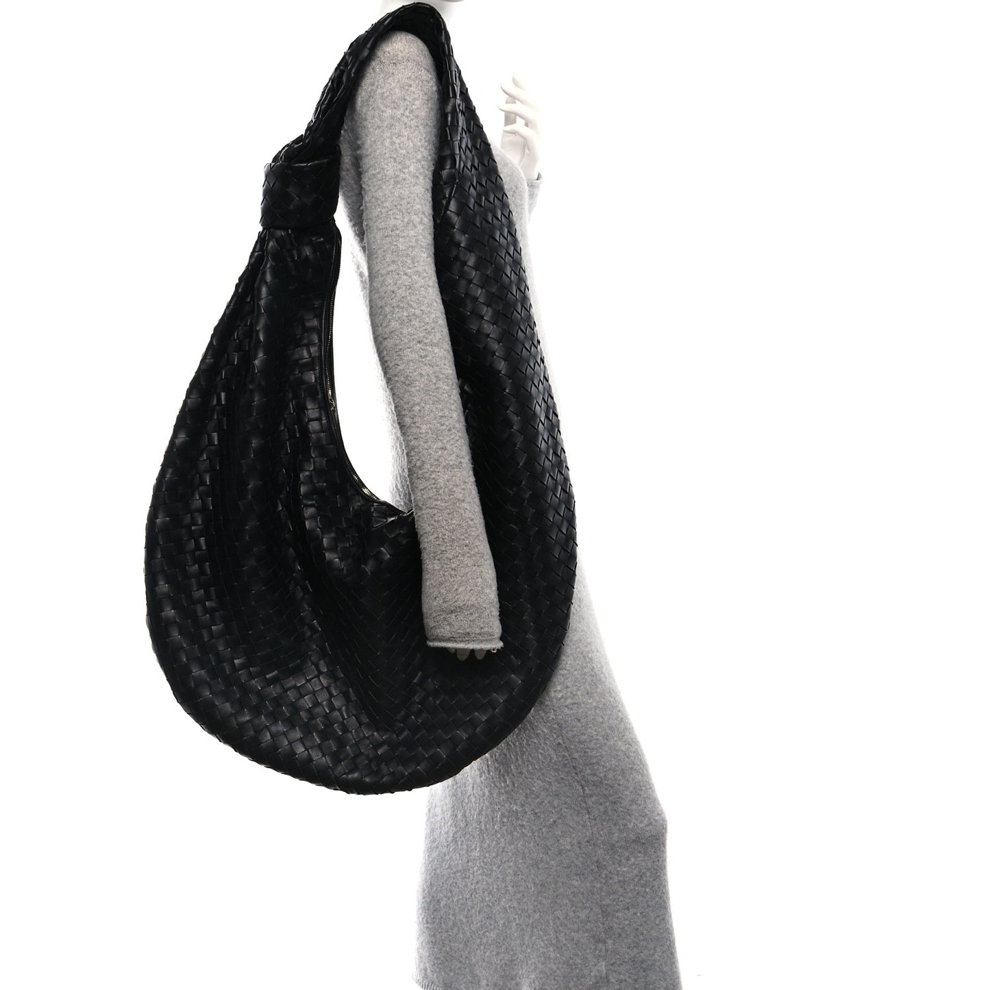 Nappa Intrecciato Maxi Jodie Black