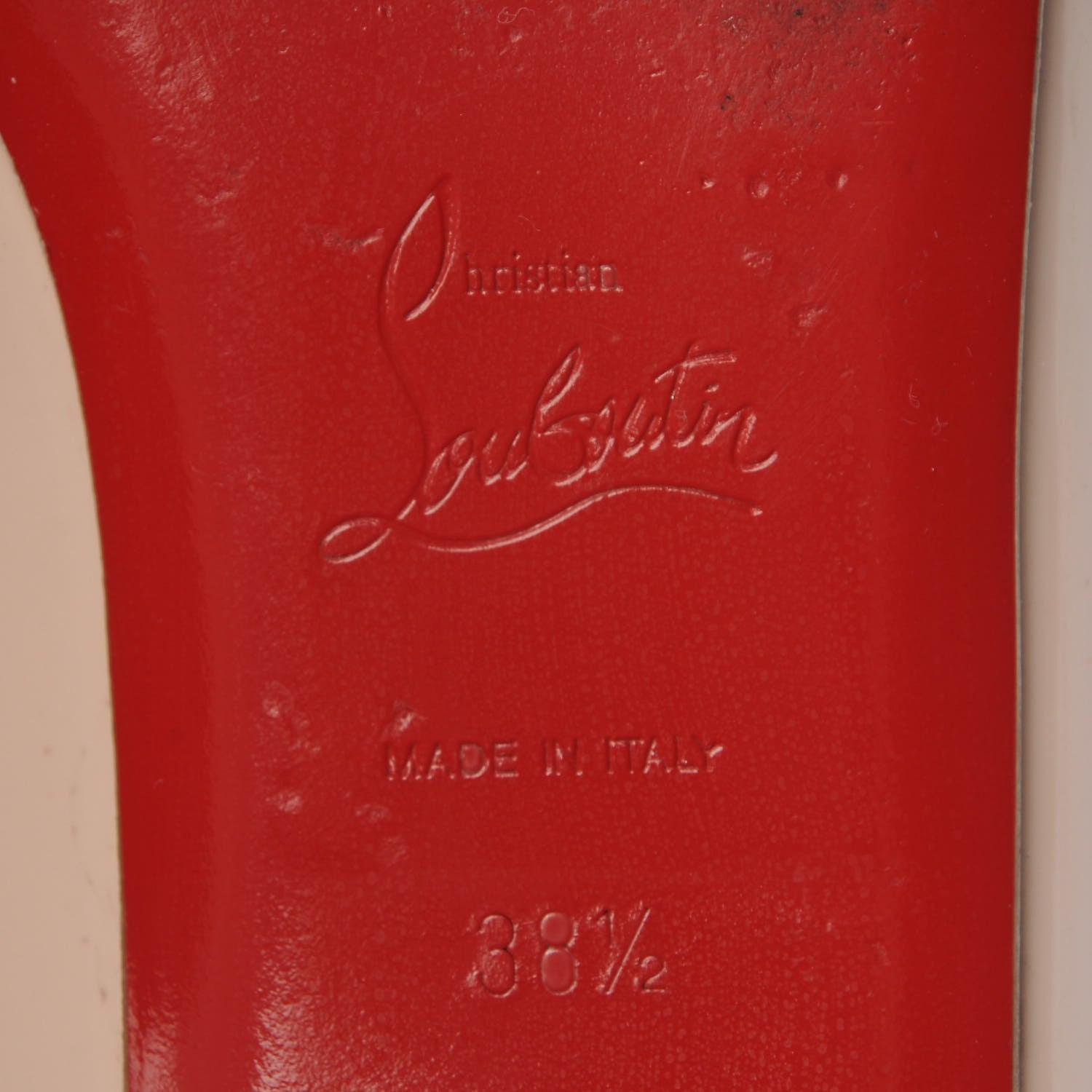 Christian Louboutin Patent Doracora Flats 38.5 Ballerina Shocking Pink 8 of 14