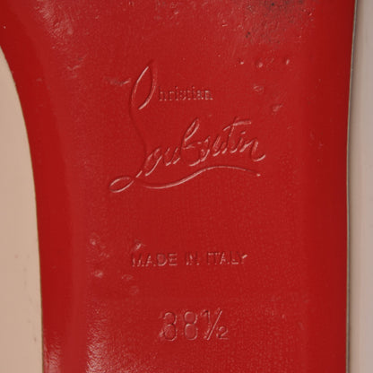 Christian Louboutin Patent Doracora Flats 38.5 Ballerina Shocking Pink 8 of 14