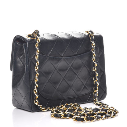 Chanel Lambskin Quilted Mini Square Flap Black 3 of 8