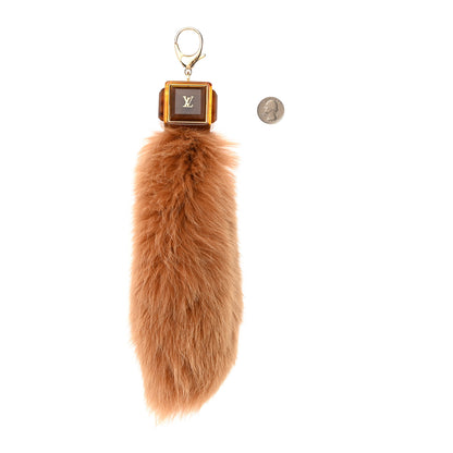 Louis Vuitton Fox Fur Foxy Key Holder Bag Charm 2 of 7