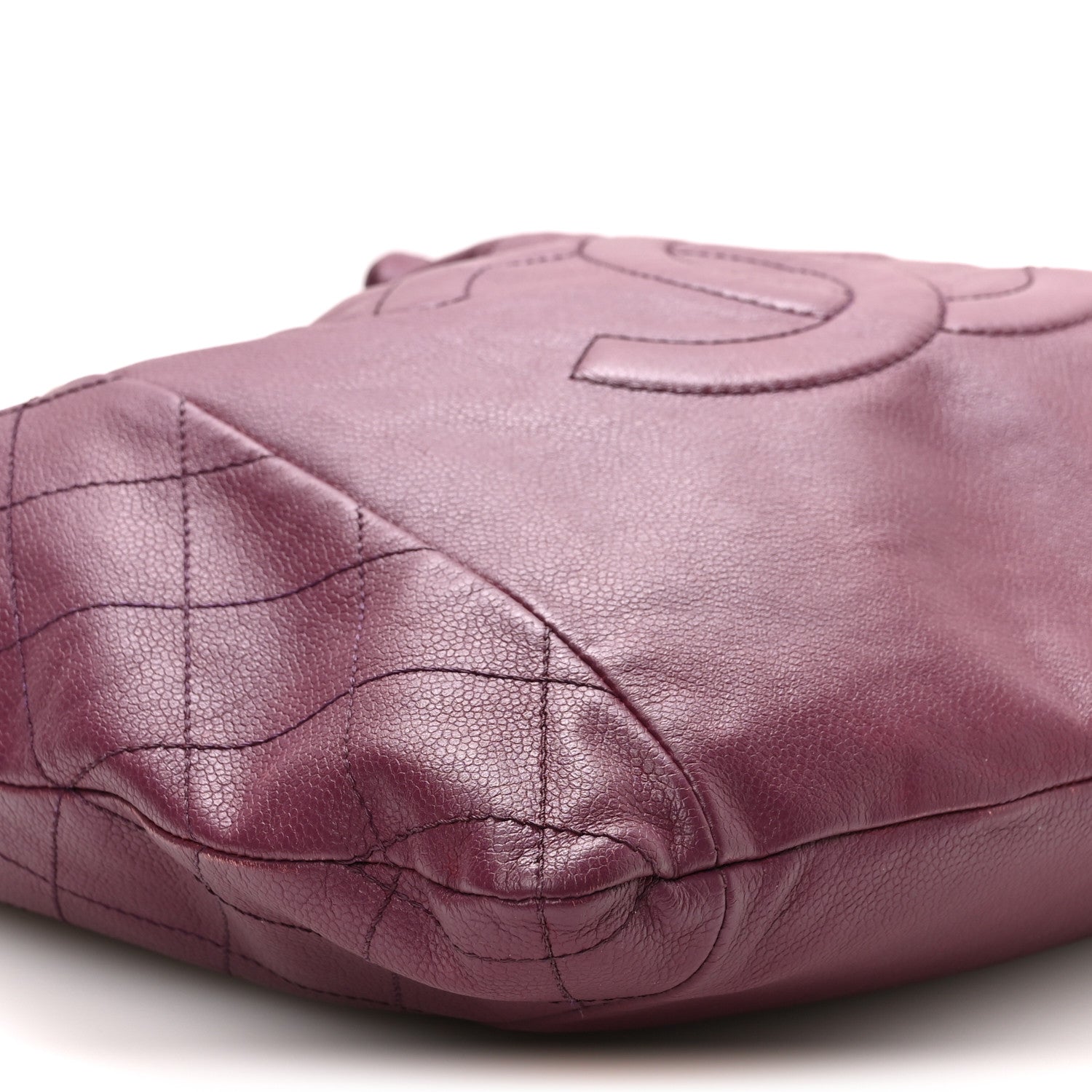 Chanel Caviar 31 Drawstring Tote Purple 9 of 12