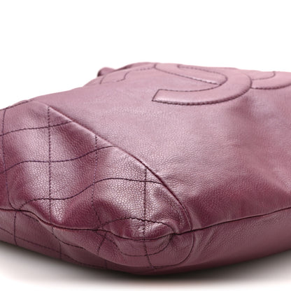 Chanel Caviar 31 Drawstring Tote Purple 9 of 12