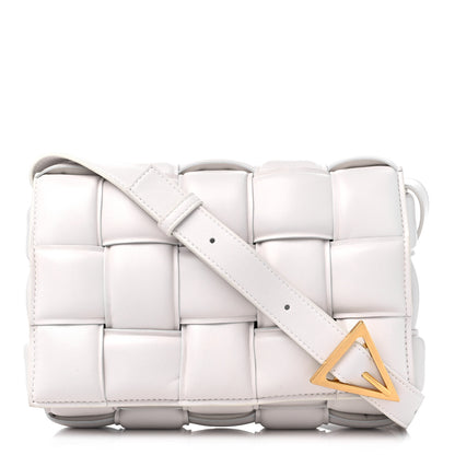 Bottega Veneta Nappa Maxi Intreccio Padded Cassette Crossbody Bag Chalk 1 of 8