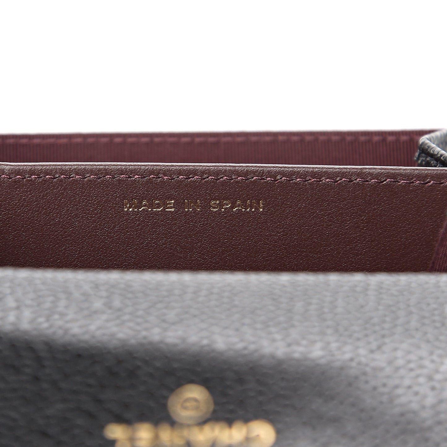 Caviar Quilted Flap Card Holder Wallet Black