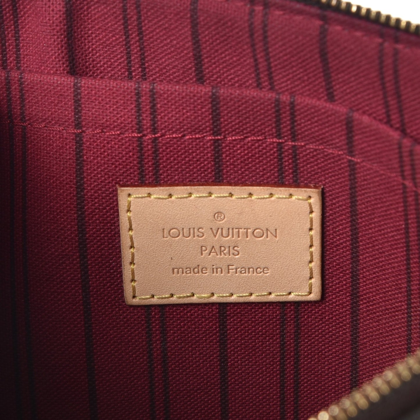 Monogram Neverfull MM GM Pochette Fuchsia
