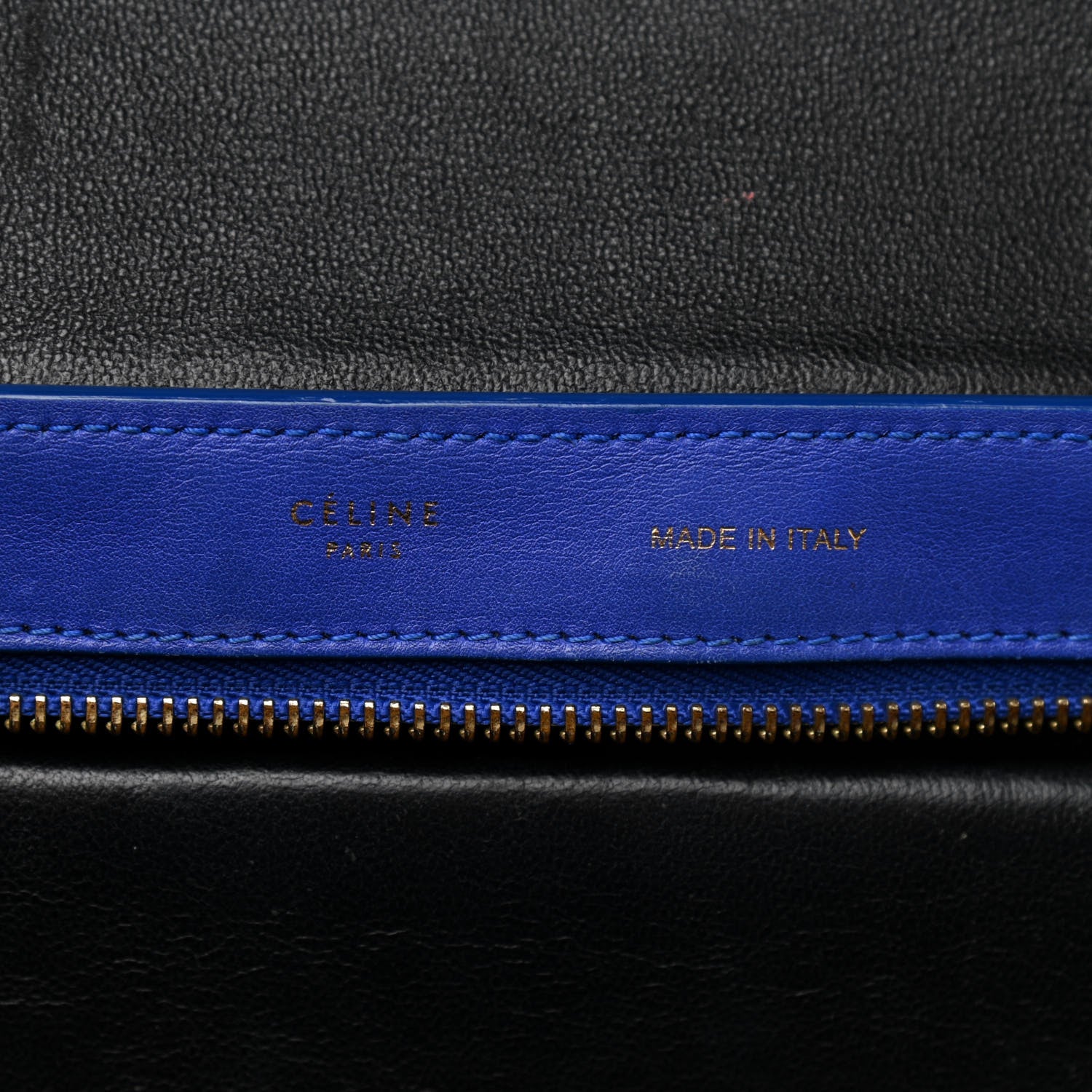 Celine Smooth Calfskin Medium Tri-Color Trapeze Black 5 of 22
