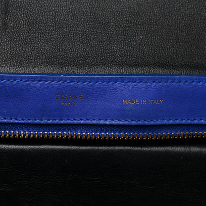 Celine Smooth Calfskin Medium Tri-Color Trapeze Black 5 of 22