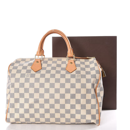 Louis Vuitton Damier Azur Speedy 30 12 of 13