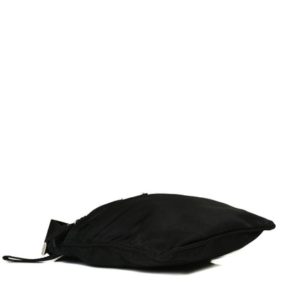 Prada Tessuto Nylon Saffiano Flat Messenger Bag Black 3 of 10