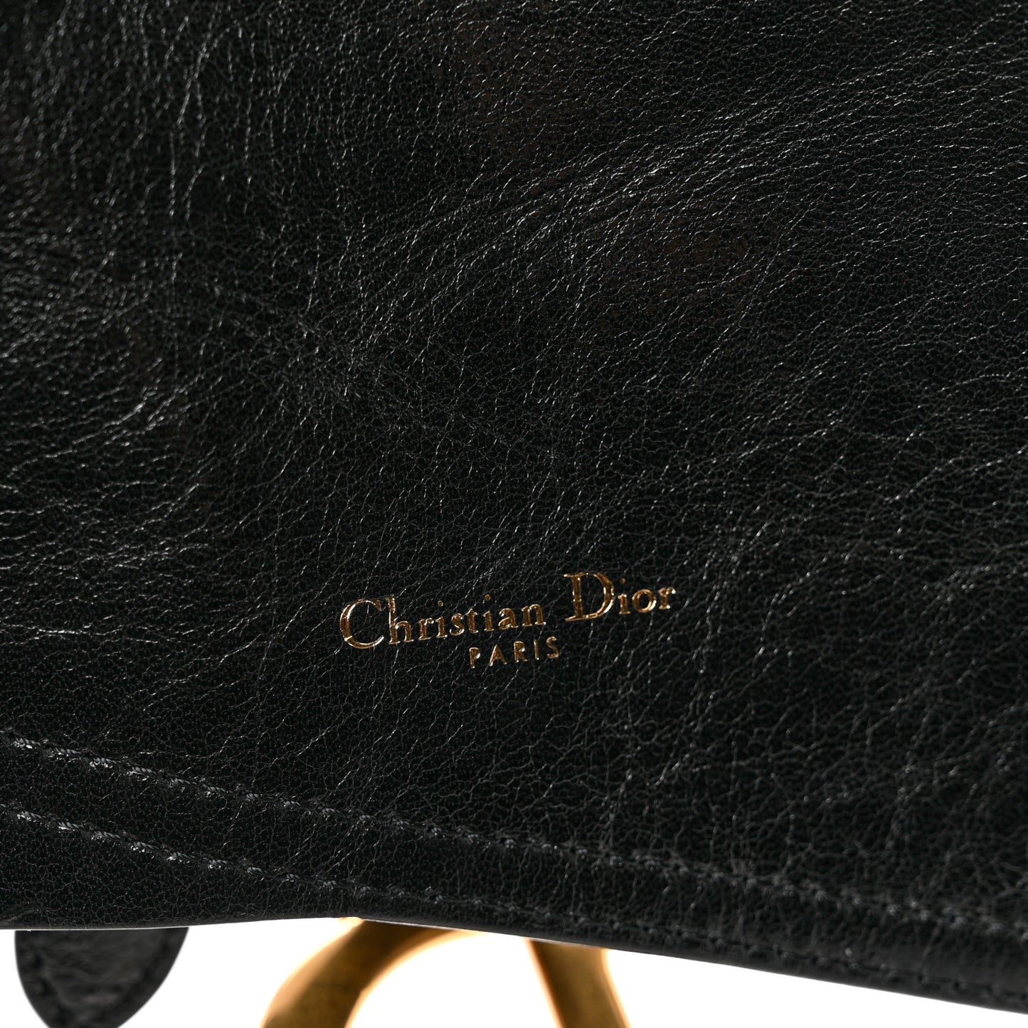Crinkled Lambskin 135mm Saddle Belt Black