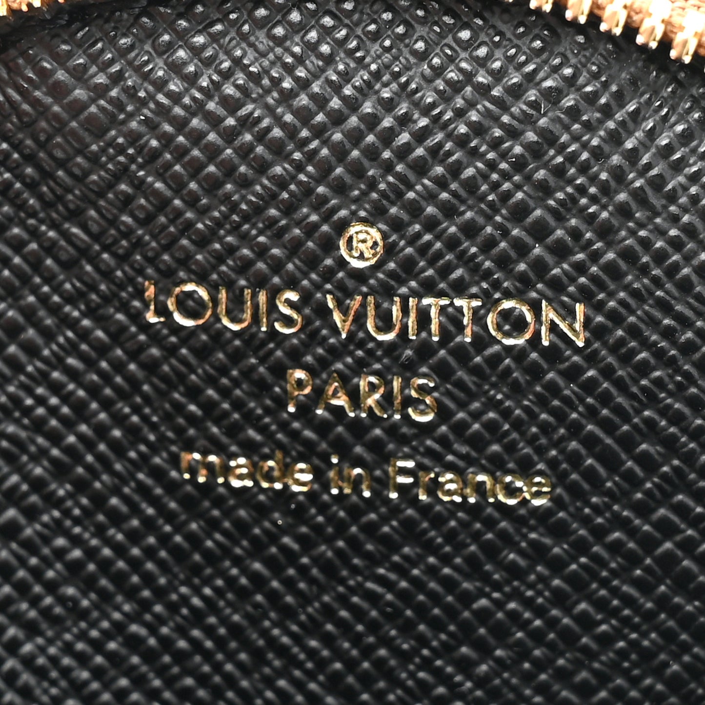 Reverse Monogram Multi Pochette Accessories Bandouliere Shoulder Strap Black