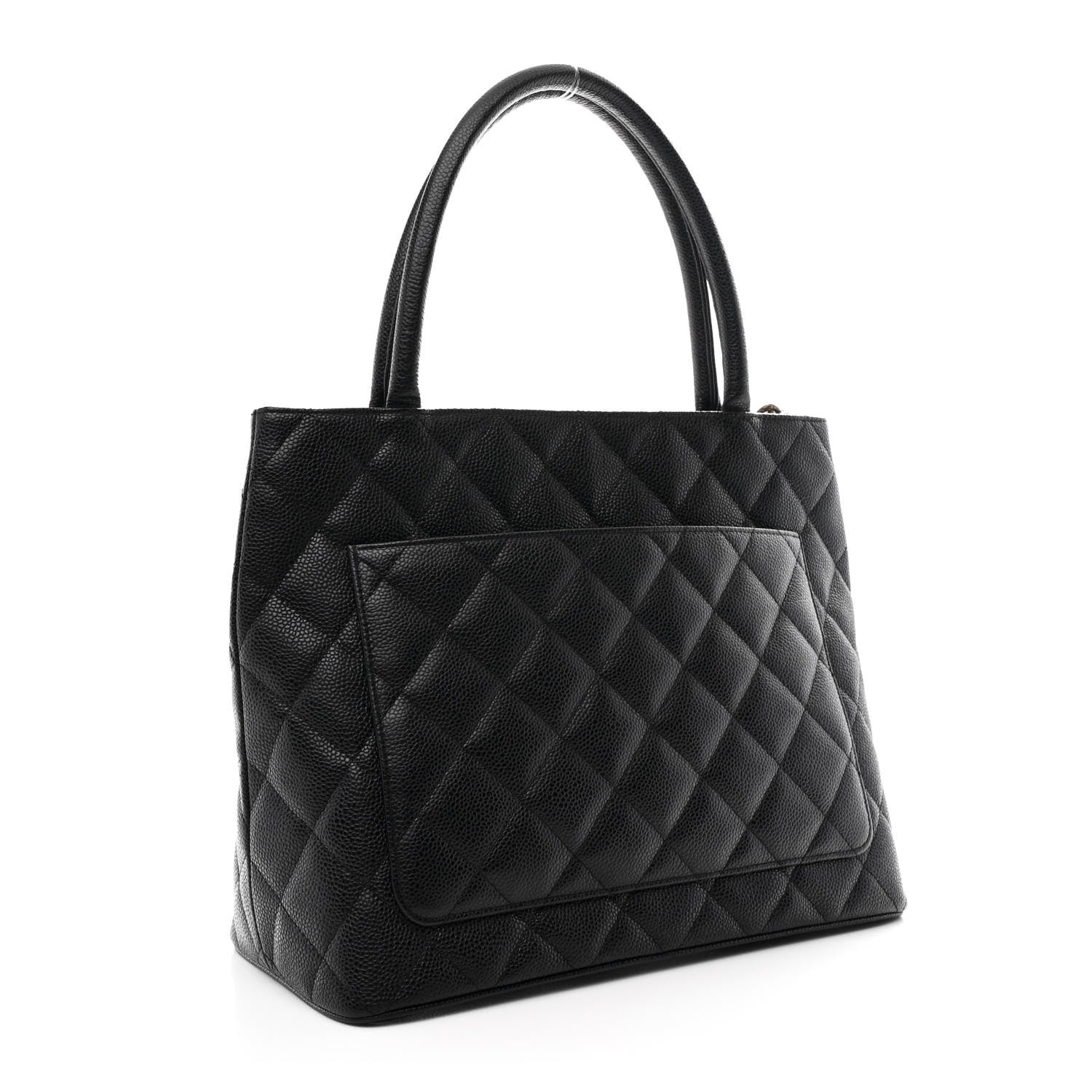 Chanel Caviar Quilted Medallion Tote Black 2 of 9