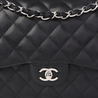 Chanel Caviar Quilted Jumbo Double Flap Black 8 of 8