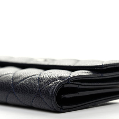 Chanel Caviar Quilted Large Flap Wallet Black 10 of 10