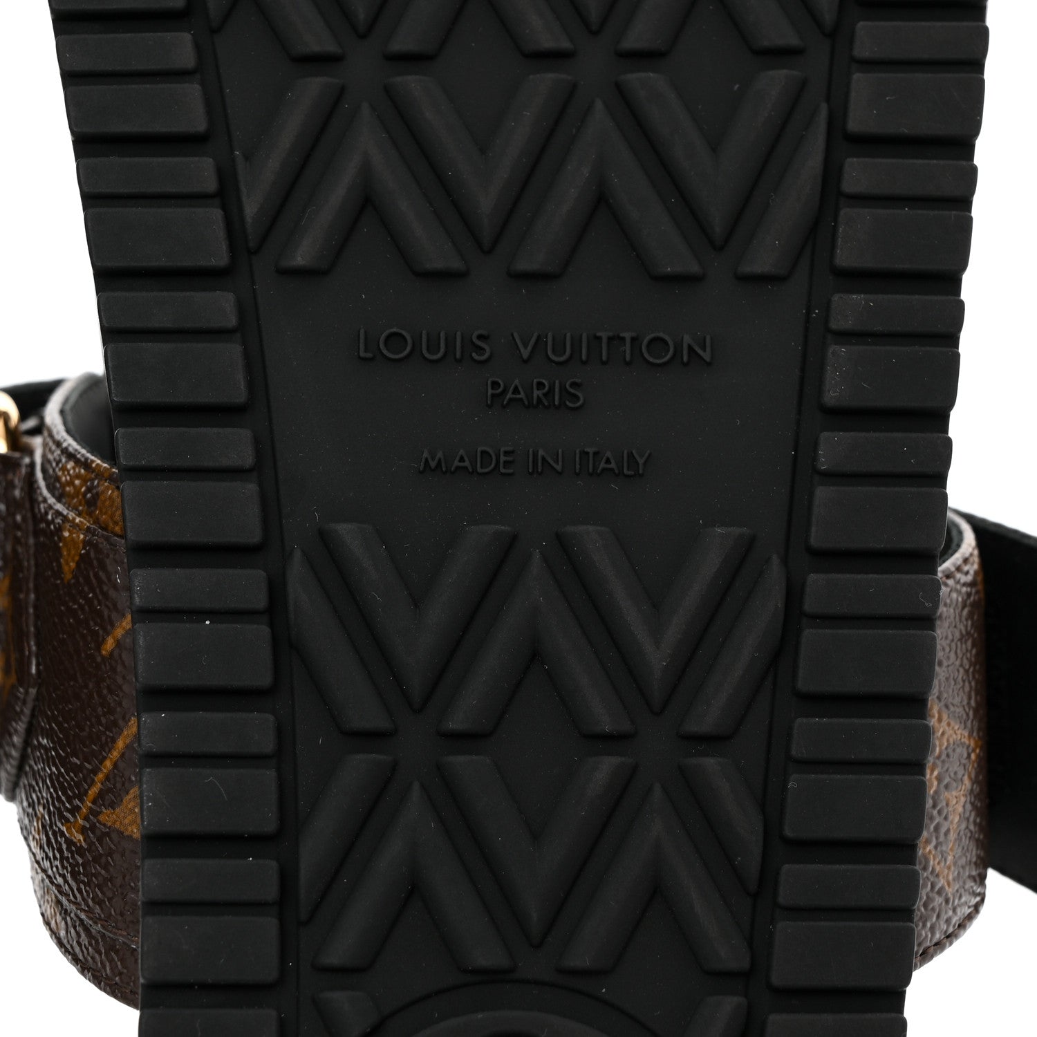 Louis Vuitton Bom Dia Flat Mule Sandals 38 Black 8 of 8