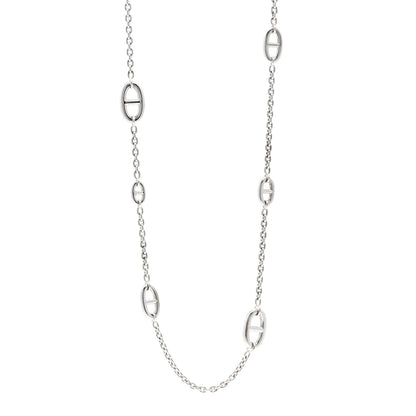 Hermes Sterling Silver Farandole Necklace 80 1 of 5