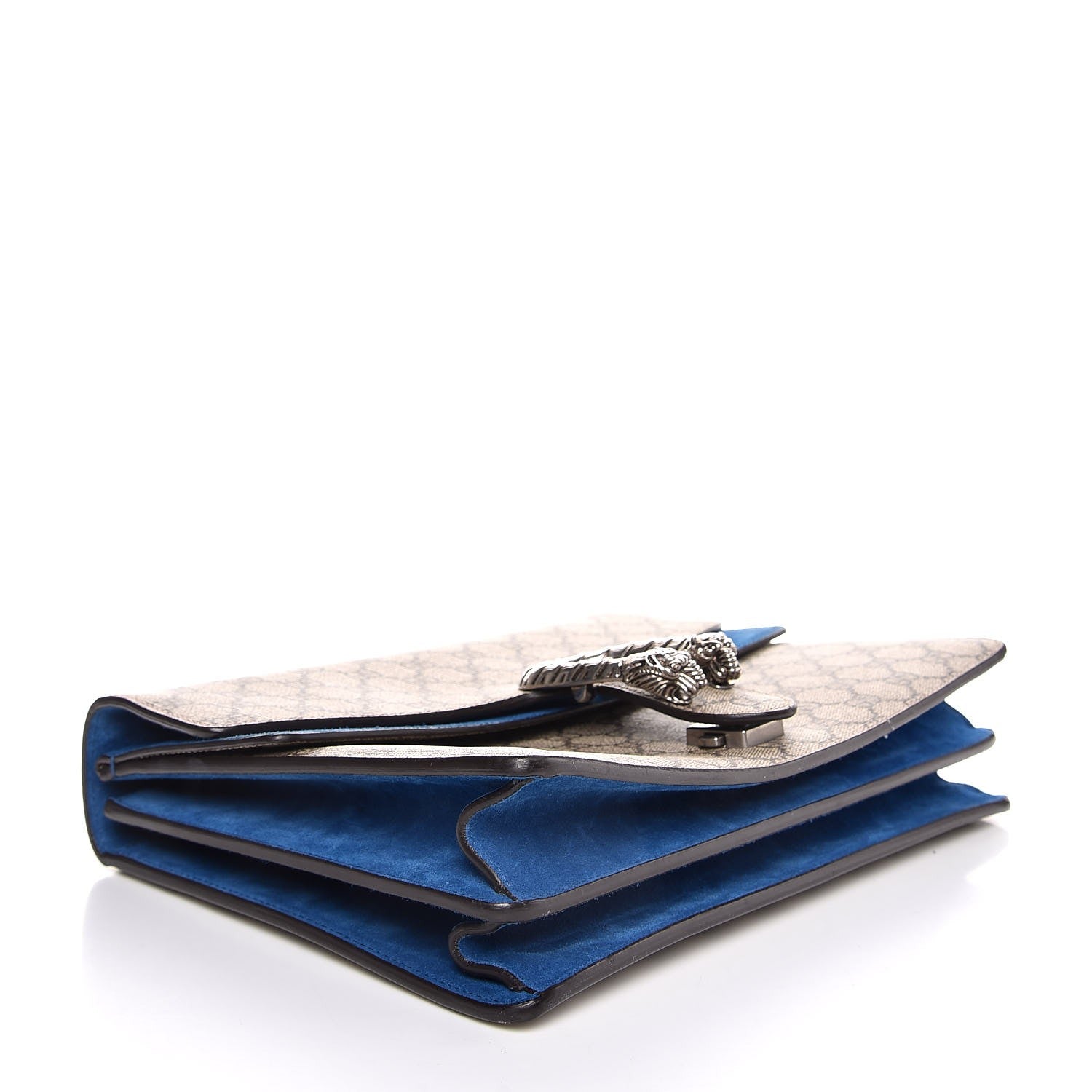 Gucci GG Supreme Monogram Medium Dionysus Shoulder Bag Blue 5 of 8