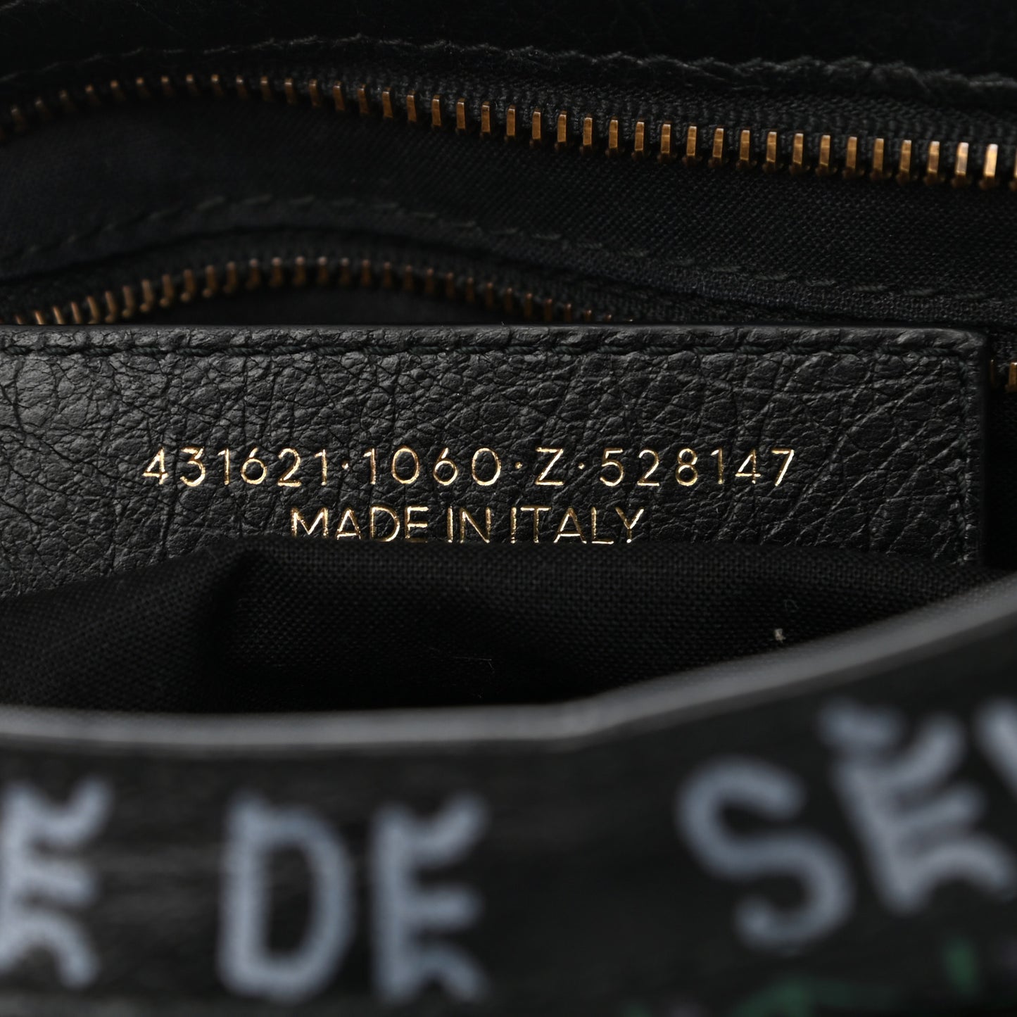 Agneau Graffiti All Over Classic Hardware S City Black Multicolor