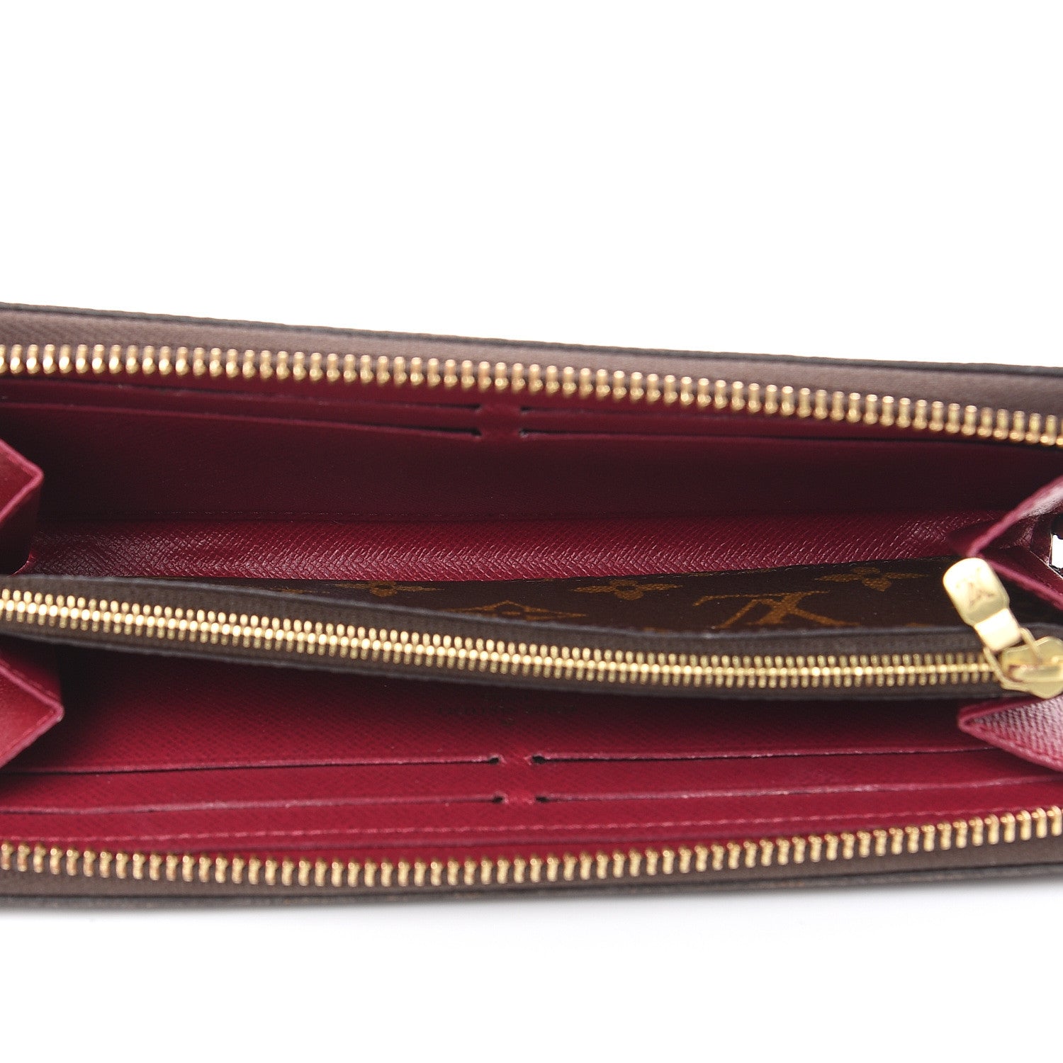 Louis Vuitton Monogram Clemence Wallet Fuchsia 5 of 9