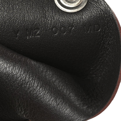Hermes Barenia Verso Calvi Card Case Fauve Black 8 of 9