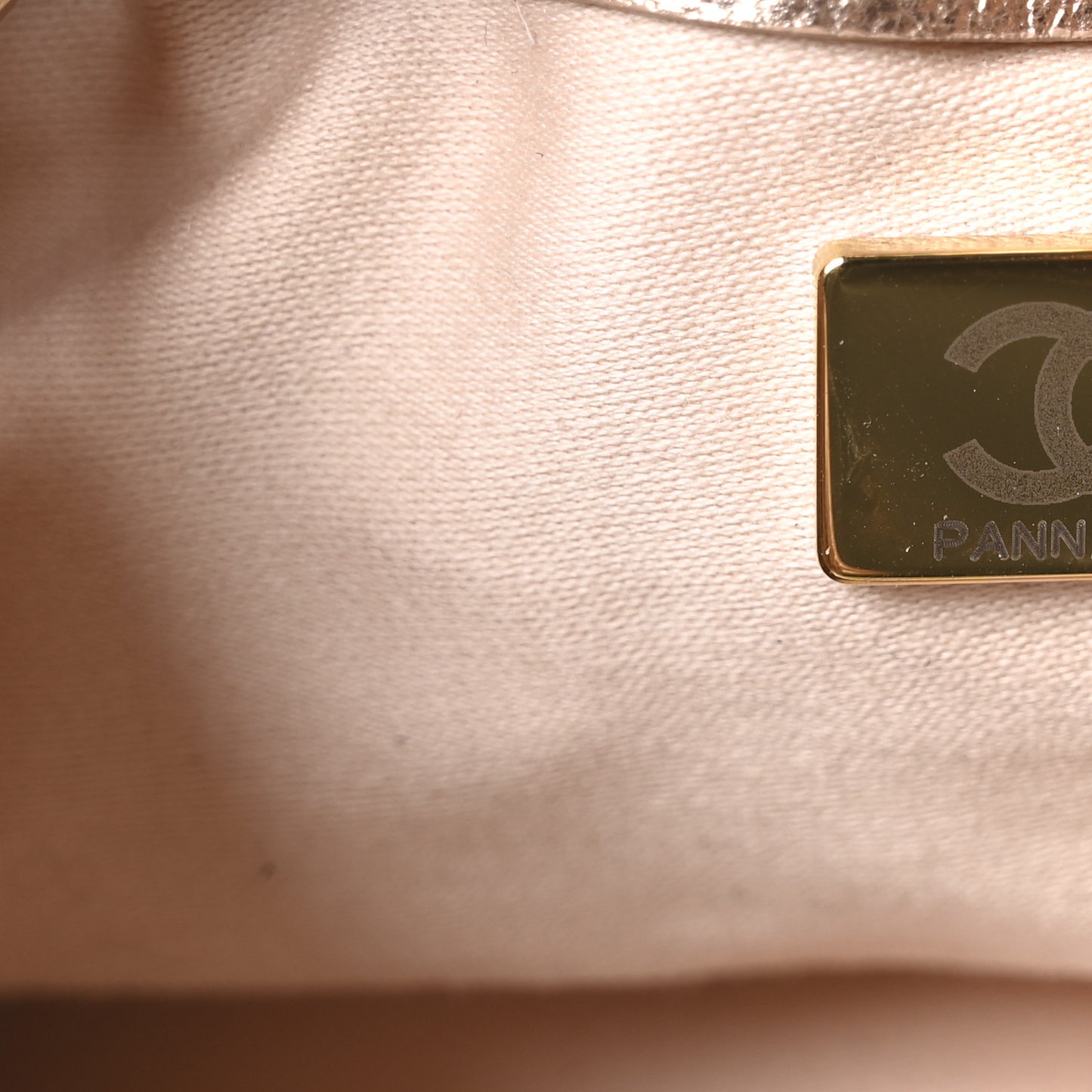 Metallic Caviar Quilted Small Chanel 25 Handbag Copper