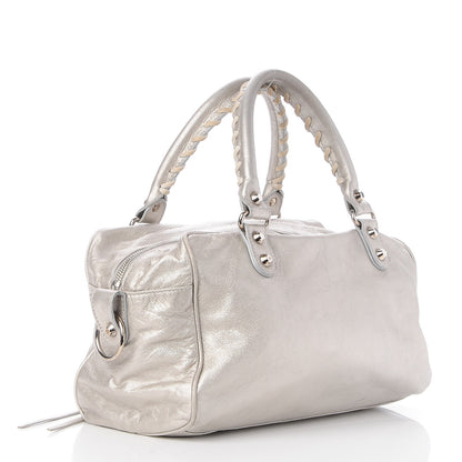 Balenciaga Agneau Classic Hardware Box Bag Silver Hardware 3 of 12