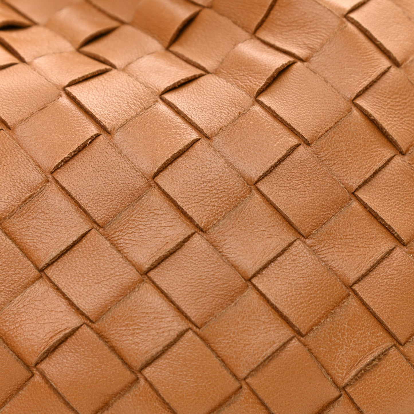 Nappa Intrecciato Small Jodie Caramel