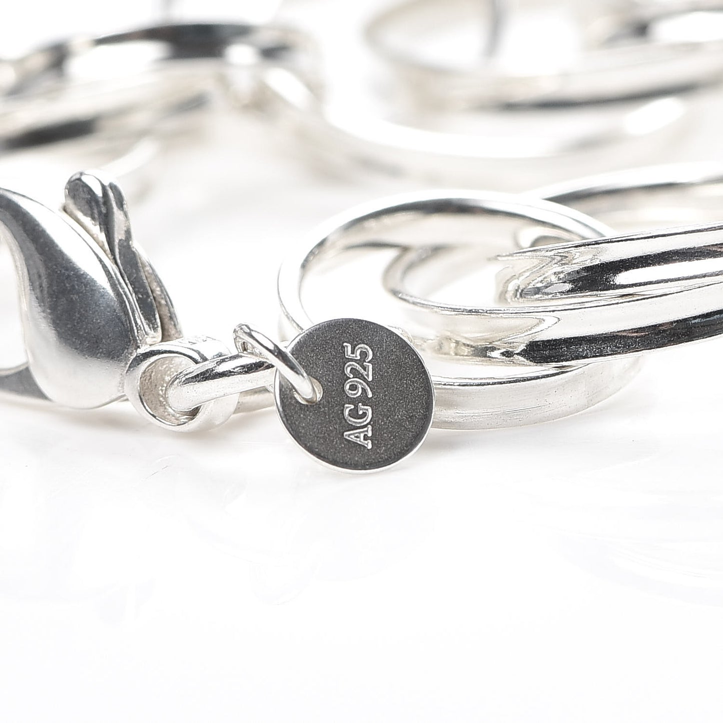 Sterling Silver 1837 Interlocking Circles Bracelet