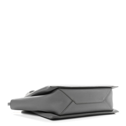 Celine Baby Grained Calfskin Medium Tri-Fold Bag Grey 4 of 13