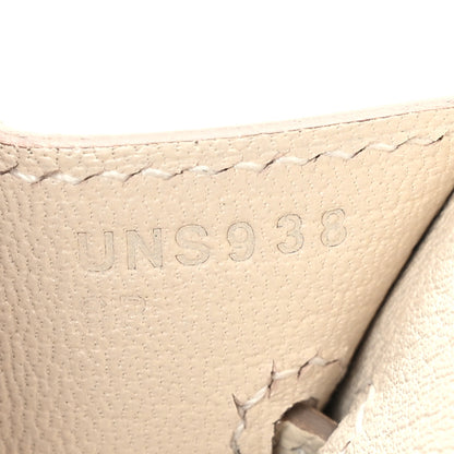 Hermes Epsom Birkin Sellier 25 Craie 7 of 11