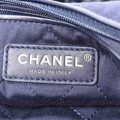 Chanel Shiny Calfskin Quilted Chanel 22 Navy Blue 7 of 11