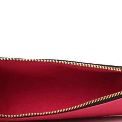 Louis Vuitton Monogram 2021 Christmas Animation Hollywood Elizabeth Pencil Pouch Coquelicot 5 of 7
