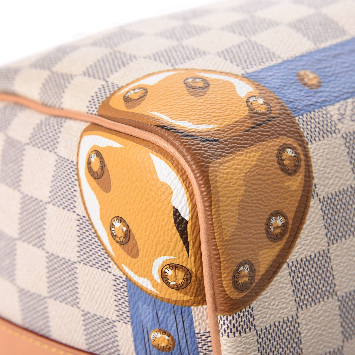 Louis Vuitton Damier Azur Summer Trunks Speedy Bandouliere 30 11 of 12