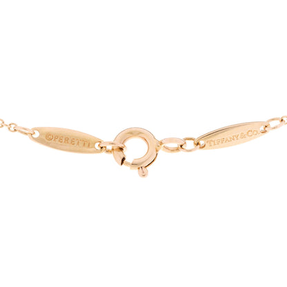 Tiffany 18K Rose Gold Diamond .21ct Elsa Peretti Diamonds by the Yard Pendant Necklace 4 of 5