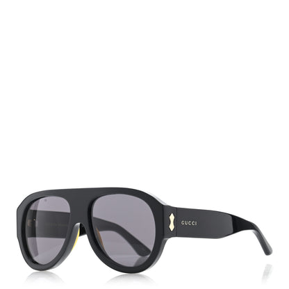 Gucci Acetate Aviator Sunglasses GG0668S Black 1 of 10