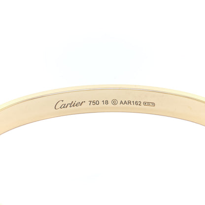 Cartier 18K Yellow Gold LOVE Bracelet 18 4 of 5