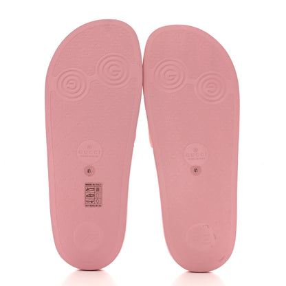 Gucci GG Supreme Monogram Slide Sandals 41 Cotton Candy Dark Cotton Candy 5 of 8