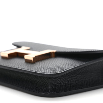 Hermes Epsom Constance Slim Wallet Black 9 of 10
