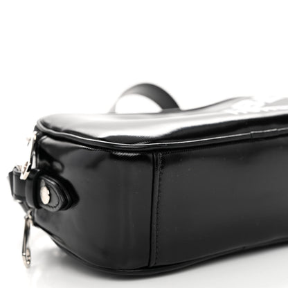Burberry Coated Canvas Horseferry Print Micro Camera Bag Black 9 of 10