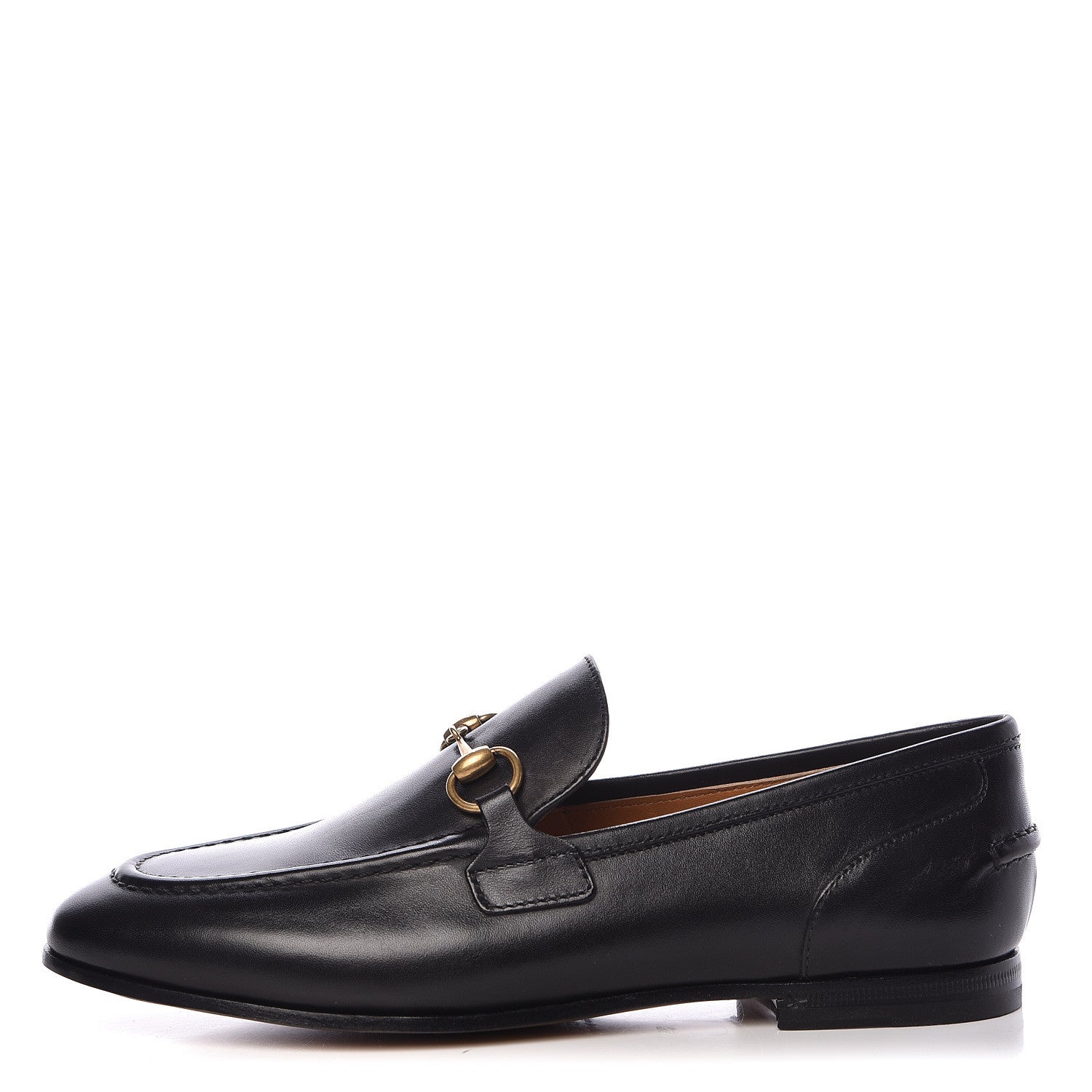 Gucci Calfskin Womens Jordaan Loafers 35 Black 1 of 9