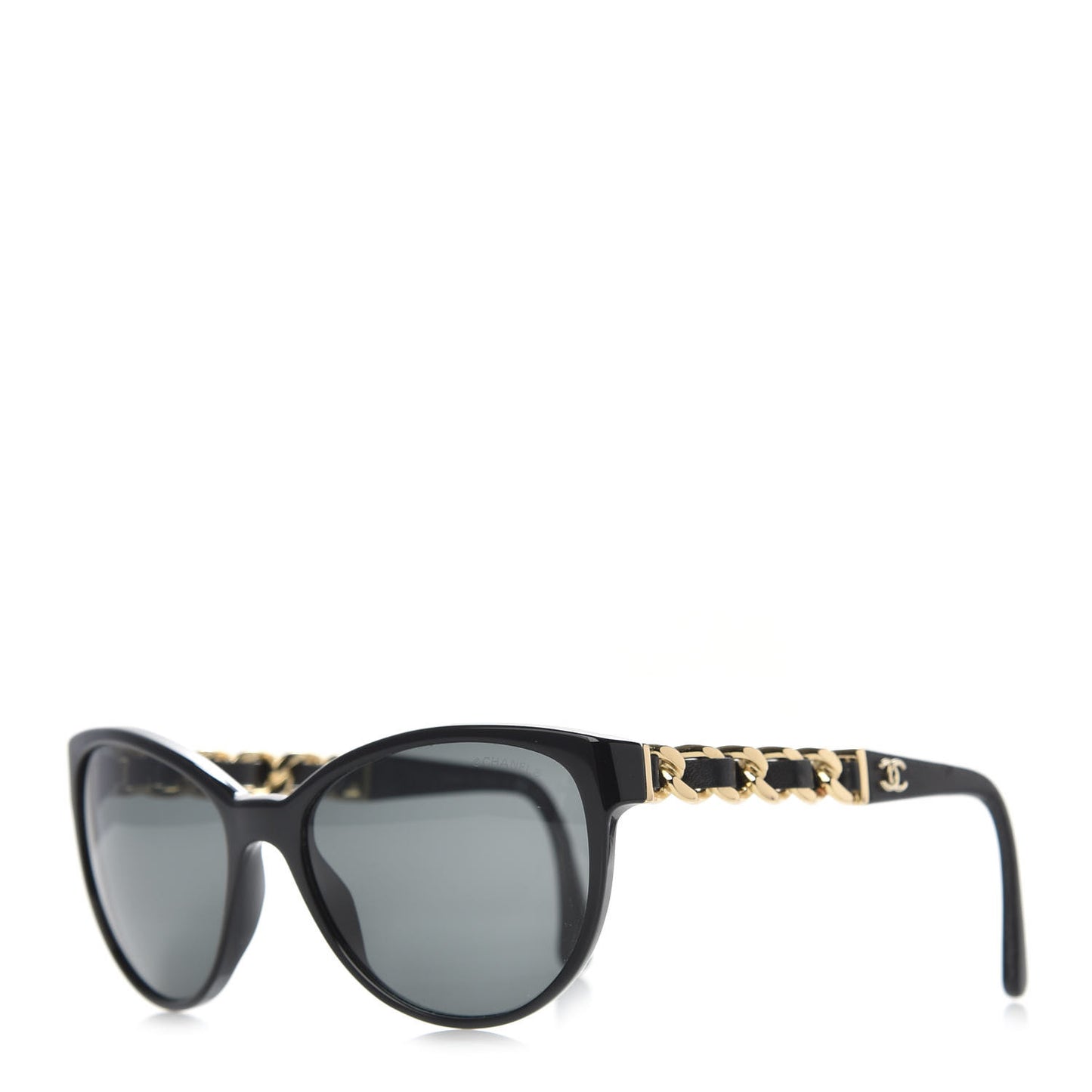 CC Chain Sunglasses 5215Q Black