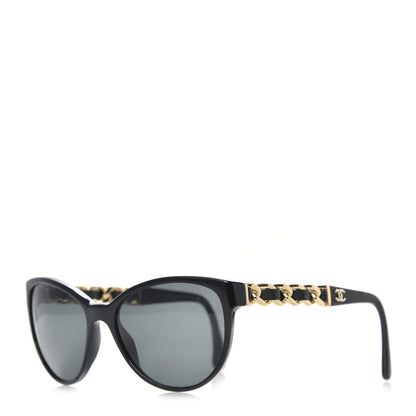 Chanel CC Chain Sunglasses 5215Q Black 1 of 8
