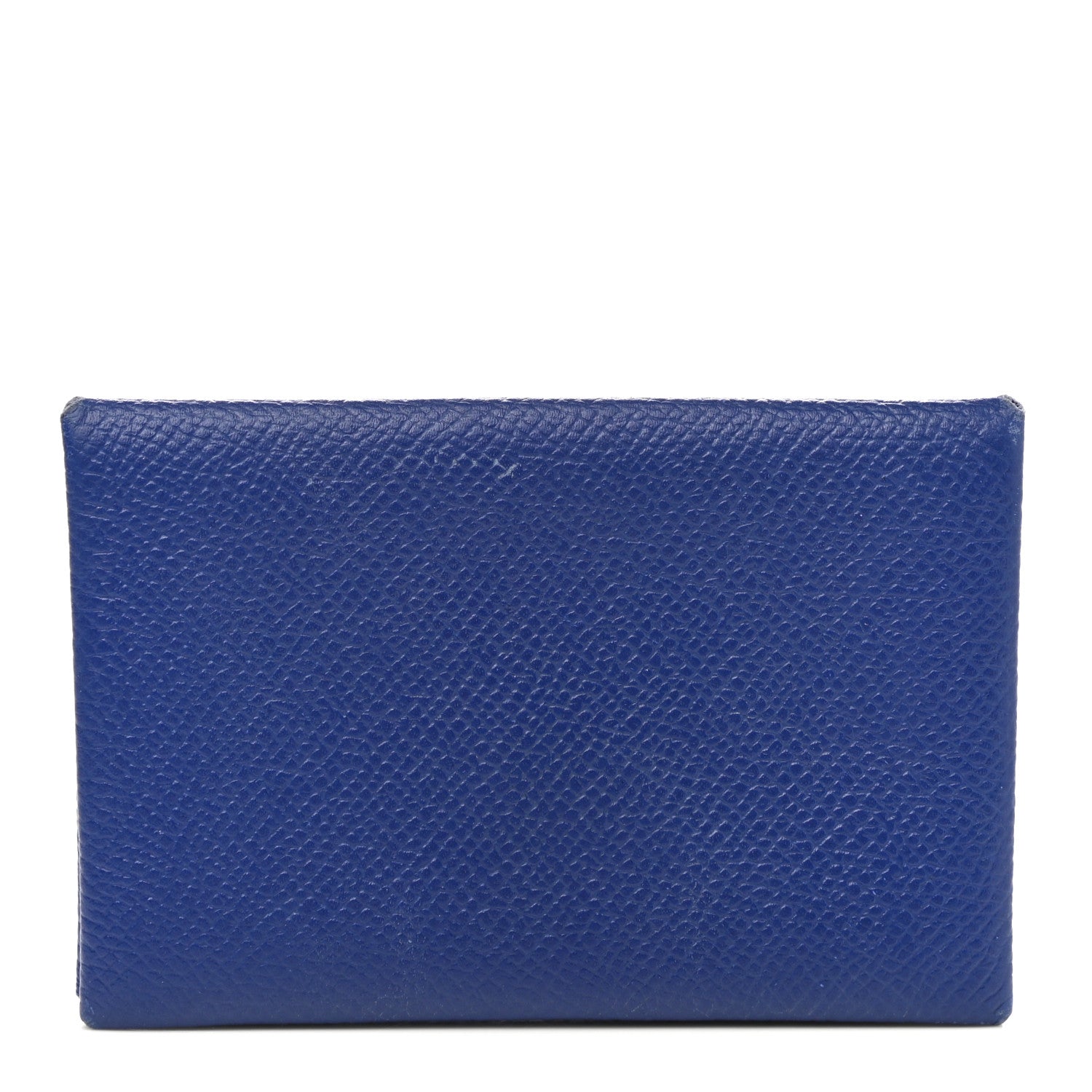 Hermes Epsom Calvi Card Case Bleu Electrique 1 of 8