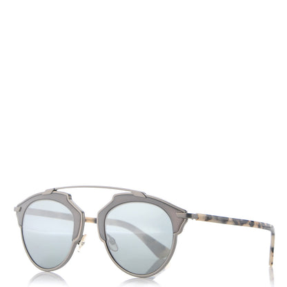 Christian Dior So Real Sunglasses Ruthenium Light Havana 1 of 8