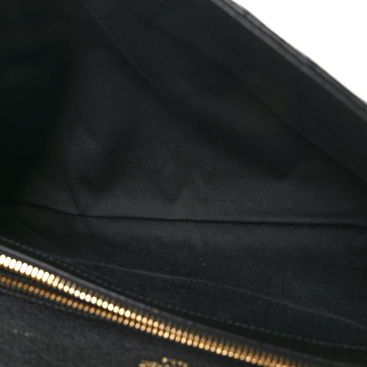 Sheepskin Matelasse Chevron Monogram Large College Satchel Black