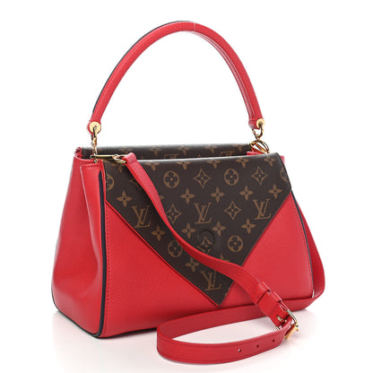 Louis Vuitton Grained Calfskin Monogram Double V Rubis 4 of 9