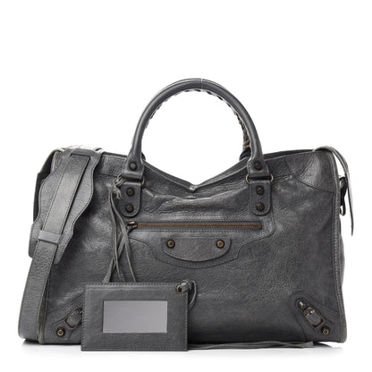 Balenciaga Agneau Classic Hardware City Gris Tarmac 1 of 11