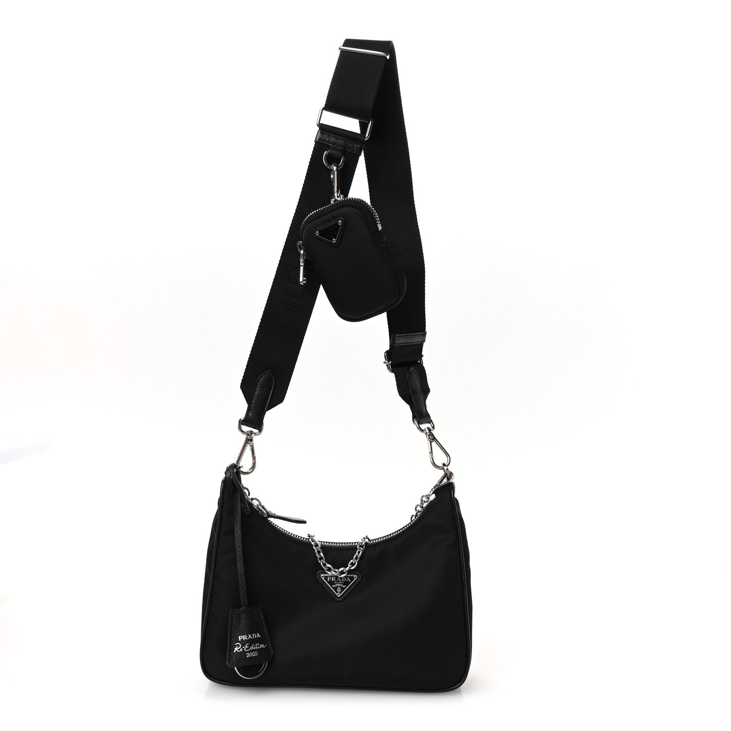 Prada Nylon Re-Edition 2005 Shoulder Bag Black 1 of 13