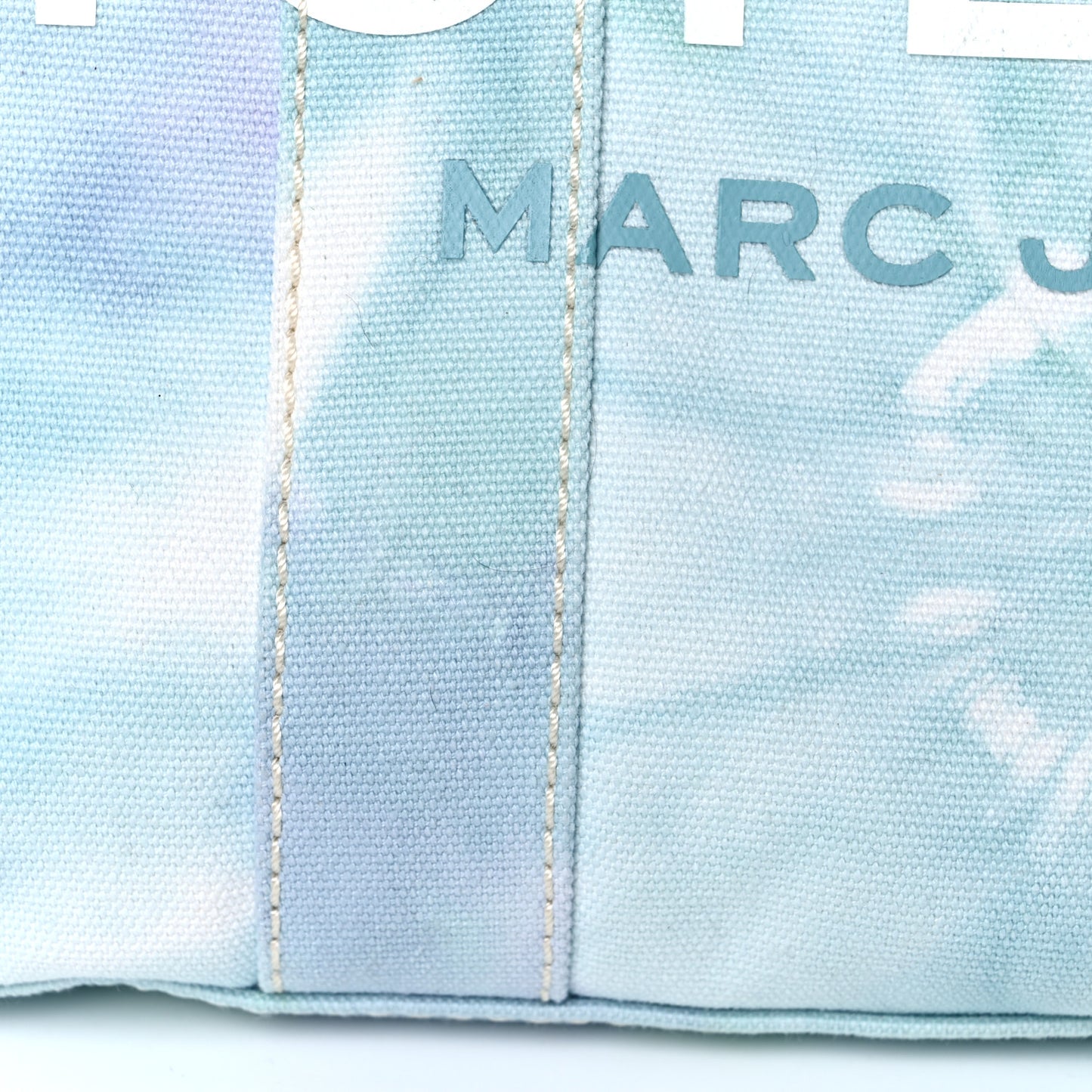 Cotton Canvas Tie Dye Medium The Traveler Tote Bag Blue Multi